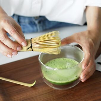 Mix a teaspoon of the powder in 150ml of boiling water