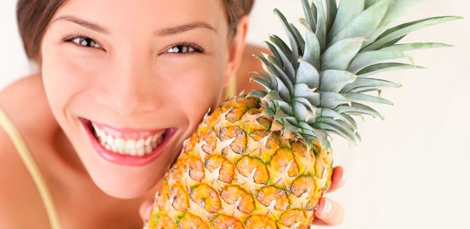 Diet at pineapple